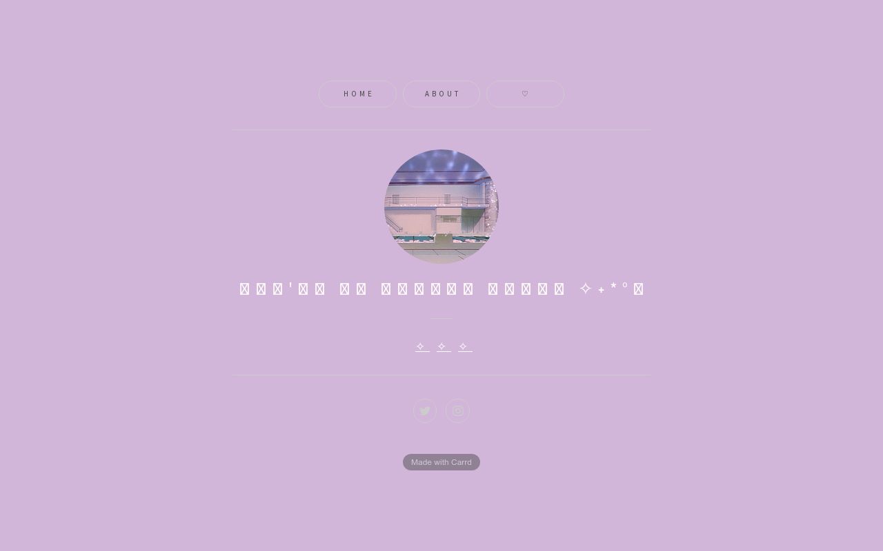 Carrd profile picture for @someday